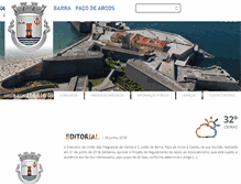 Tablet Screenshot of jf-oeiras.pt
